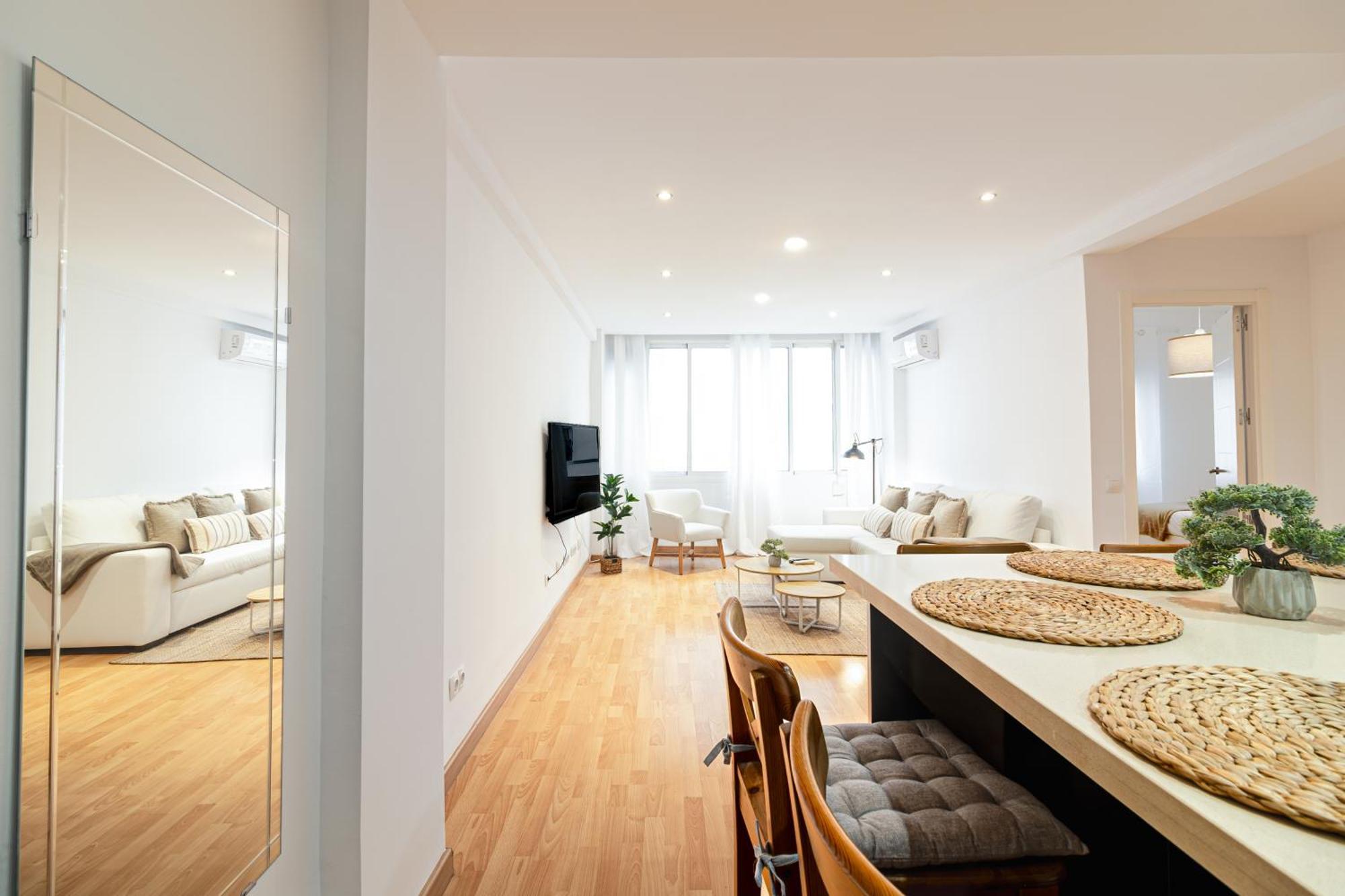 Malaga Center Flat Soho Modern 2Br Lägenhet Exteriör bild